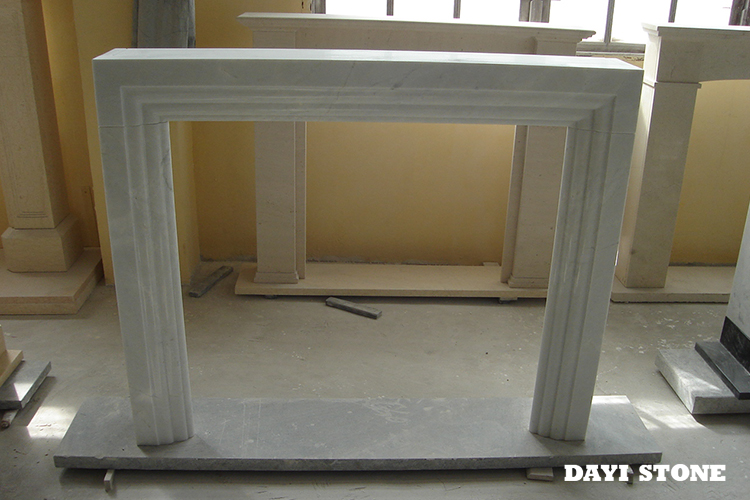 White Marble Stone Fireplace - Dayi Stone